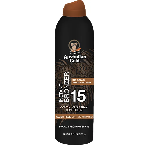 BRONZEADOR AUSTRALIAN GOLD AEROSSOL INSTANT BRONZER SPF15 170G(330913)