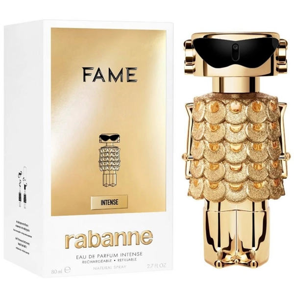 Perfume Feminino Rabanne Fame Intense Refilável EDP 80 ml