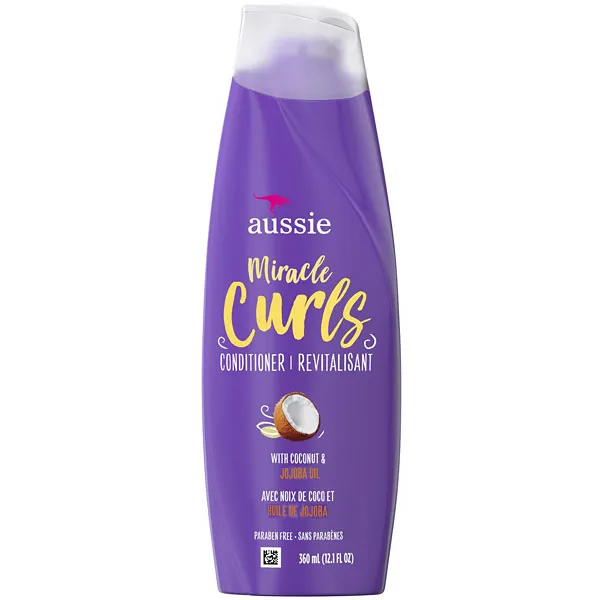 CONDICIONADOR AUSSIE MIRACLE CURLS COCONUT&JOJOBA OIL 360ML (186646)