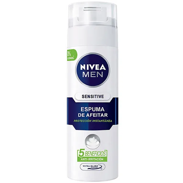 Espuma de Barbear NIVEA Men Sensitive 200 ml