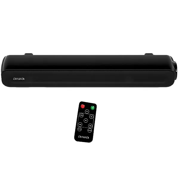 CAIXA DE SOM *AIWA AW-SBH15 2.0 SOUNDBAR USB BLUETOOTH 300WATTS 2V PRE