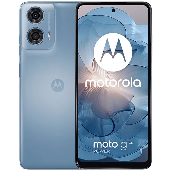 Smartphone Motorola Moto G24 Power XT2425-4 Dual SIM de 256GB/8GB RAM de 6.56" 50+2MP/8MP - Glacier Blue