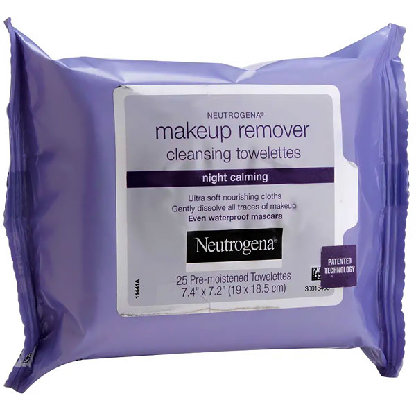 Toallita Desmaquillante Neutrogena Night Calming - 25 Unidades