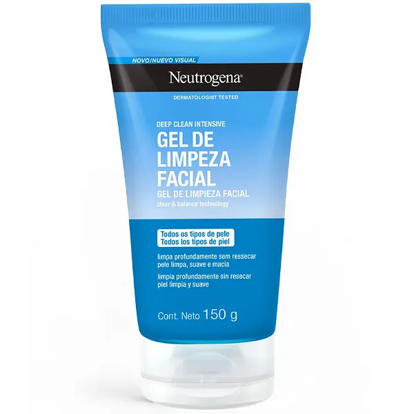 Gel de Limpeza Facial Neutrogena Deep Clean Intensive 150 g