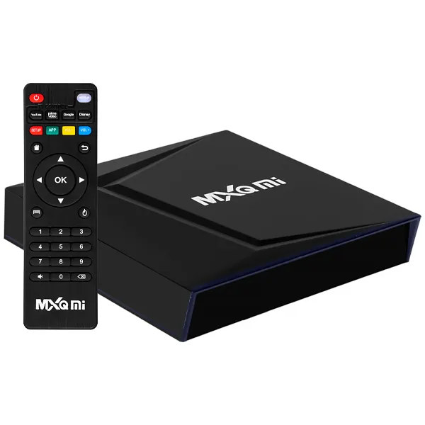 TV BOX MXQ MI 8K ULTRA HD  (32GB+128GB) ANDROID 15.0 PRETO/AZUL