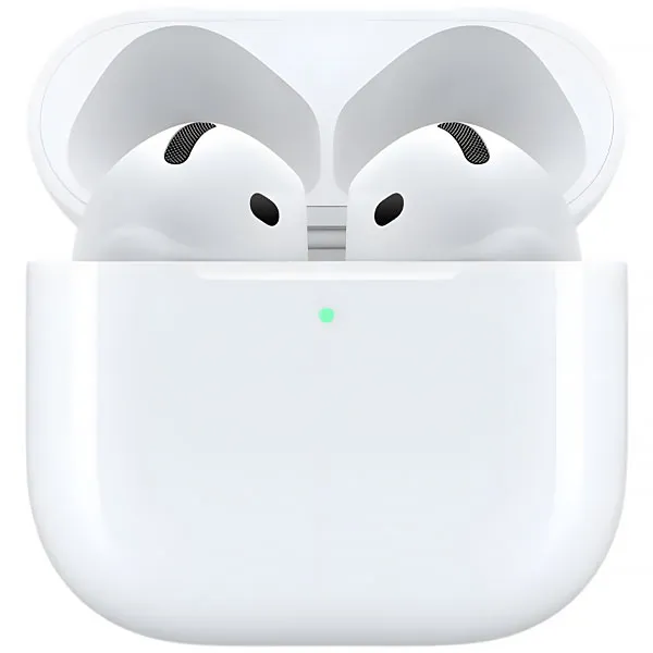 Fone de Ouvido Sem Fio Apple AirPods 4 ANC MXP93LL com USB-C Charging Case - Branco
