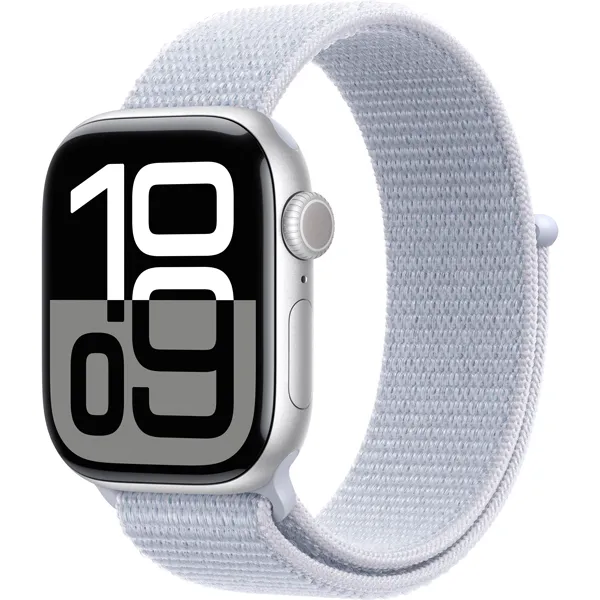 RELOGIO APPLE S10 46MM GPS MWWN3LW/A LOOP SILVER/BLUE CLOUD