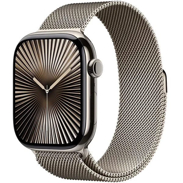 RELOGIO APPLE S10 46MM M/L CEL MWYC3LW/A LOOP NATURAL TITANIUM