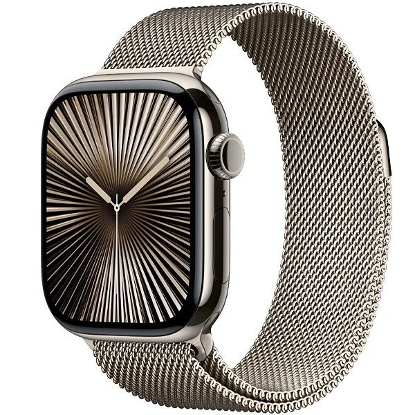 RELOGIO APPLE S10 42MM M/L CEL MWXF3LW/A LOOP NATURAL TITANIUM