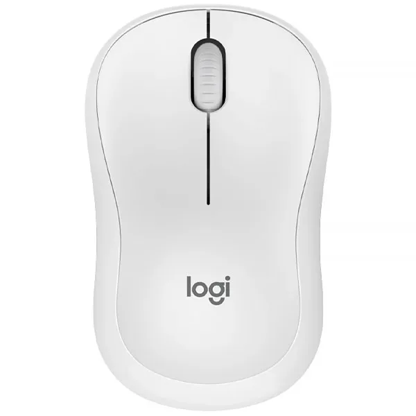 Mouse Sem Fio Logitech M240 até 4.000 DPI com Bluetooth - Branco