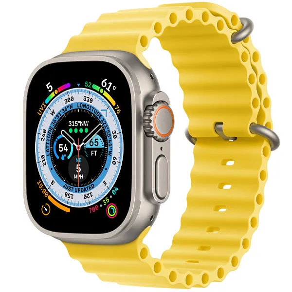 RELOGIO APPLE ULTRA 49MM CEL FNH93LW/A (CPO) OCEAN YELLOW