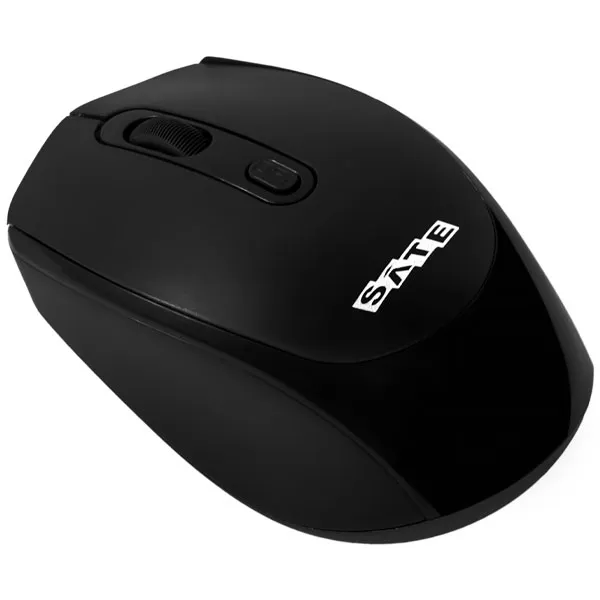 Mouse Sem Fio Satellite Pro Office A-702G até 1.600 DPI - Preto