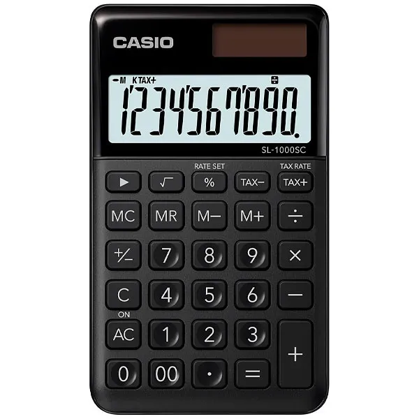 CALCULADORA CASIO SL-1000SC-BK 10 DIGITOS PRETO SG