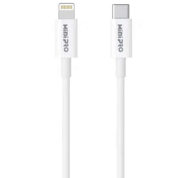 Cabo USB-C para Lightning MIDI PRO MDP-1CI 1 Metro - Branco