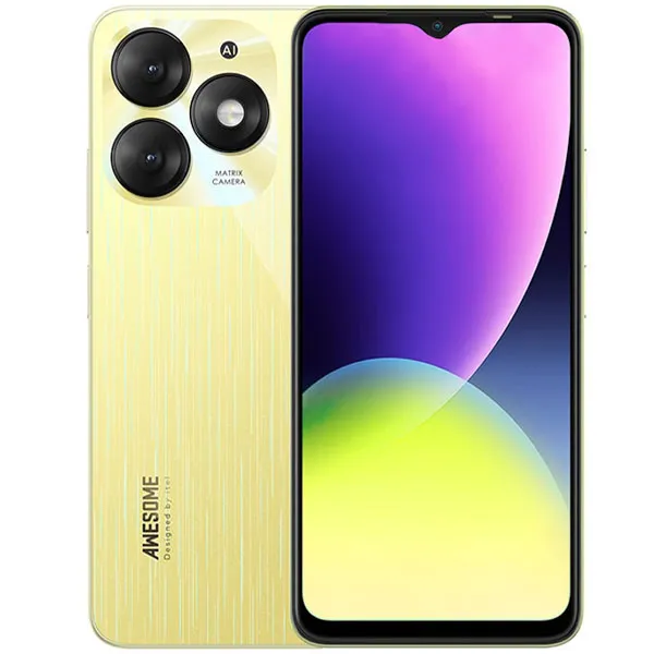 Smartphone itel A70 A665L Dual SIM de 256GB/4GB RAM de 6.6" 13MP/8MP - Brilliant Gold (LTE BR)