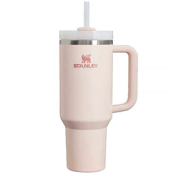 Copo Térmico Stanley Quencher H2.0 Flowstate Tumbler de 887 ml - Rose Quartz