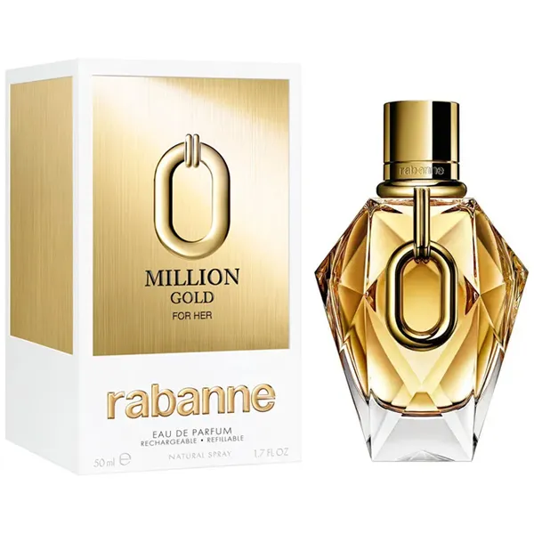 Perfume Feminino Rabanne Million Gold For Her EDP 50 ml