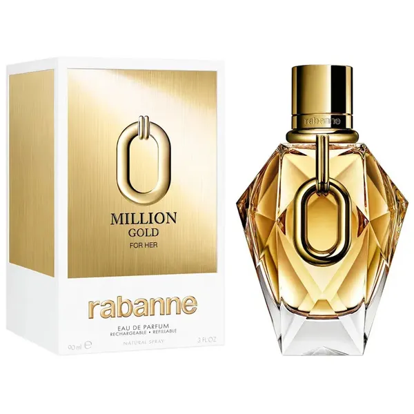 PERFUME FEMININO PACO RABANNE MILLION GOLD FOR HER(24) EDP 90ML(630264