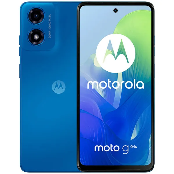 Smartphone Motorola Moto G04S XT2421-9 Dual SIM de 128GB/4GB RAM de 6.56" 50MP/5MP - Satin Blue