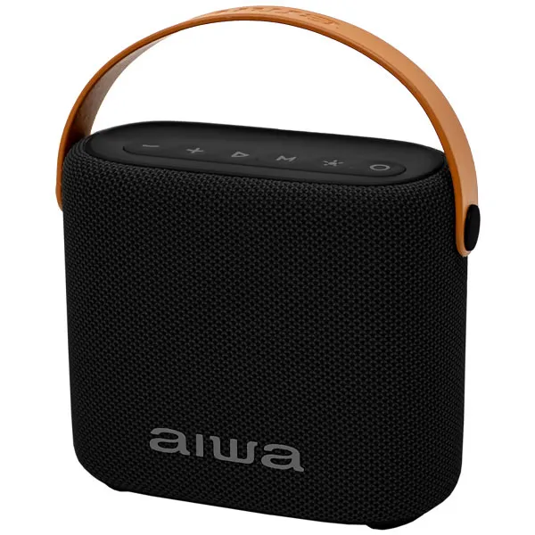 Speaker Aiwa AWSS70BTC 14 watts com Bluetooth/Rádio FM/USB - Preto