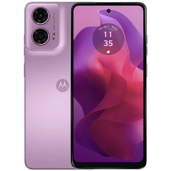 Smartphone Motorola Moto G24 XT2423-3 NFC Dual SIM de 128GB/4GB RAM de 6.56" 50+2MP/2MP - Pink Lavender