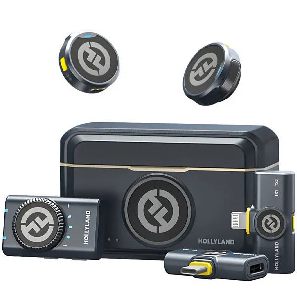Microfone Sem Fio Hollyland LARK M2 Combo - Preto