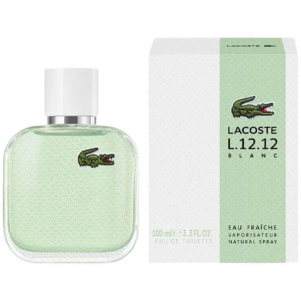 PERFUME MASCULINO LACOSTE L.12.12 BLANC EAU FRAICHE EDT 100ML (149136)