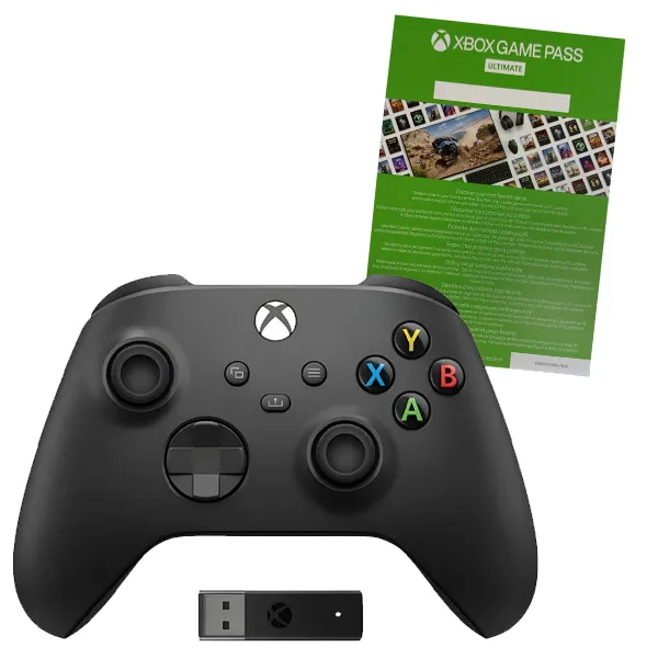 JOYSTICK MICROSOFT X-BOX WIRELESS+ADAPTADOR PRETO SG
