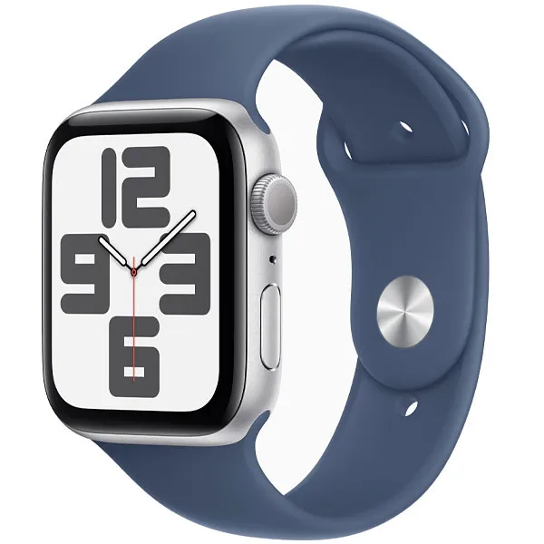 RELOGIO APPLE SE 2GEN 44MM M/L GPS MXER3LL/A SPORT SILVER/DENIM