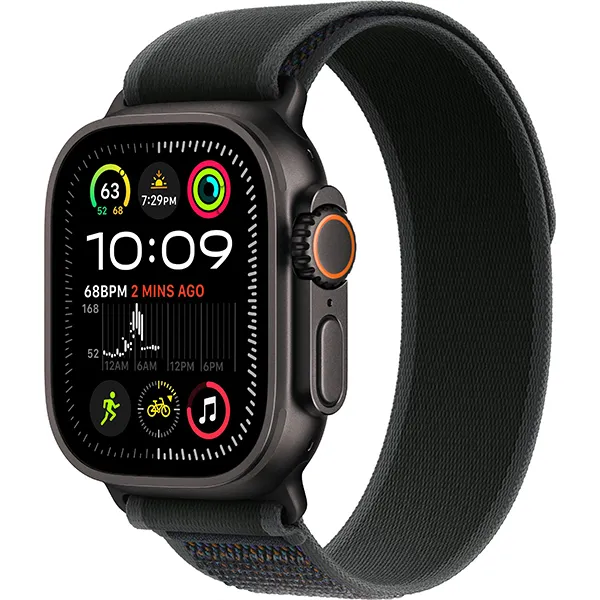 RELOGIO APPLE ULTRA 2 49MM CEL M/L MX4V3LW/A TRAIL BLACK/BLACK
