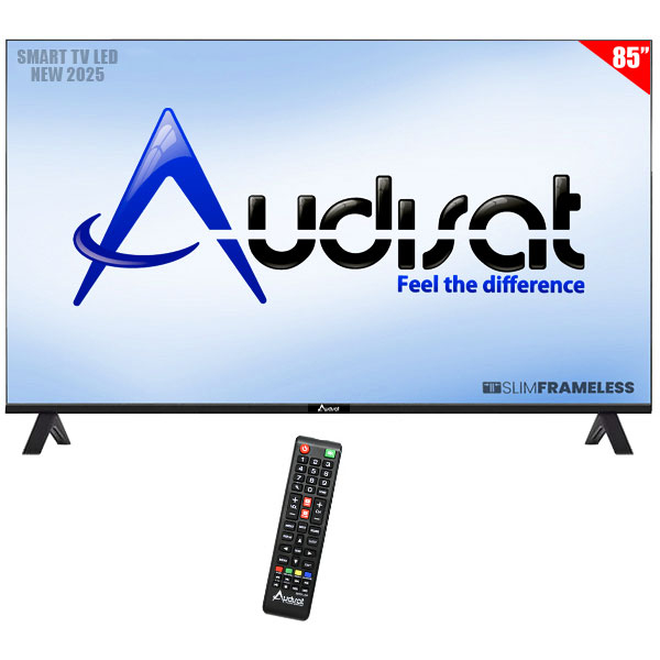 TV  *AUDISAT 85"AD-85 SMART ANDROID (2025)(1ANO GARANTIA)4K U.HD+CONVE