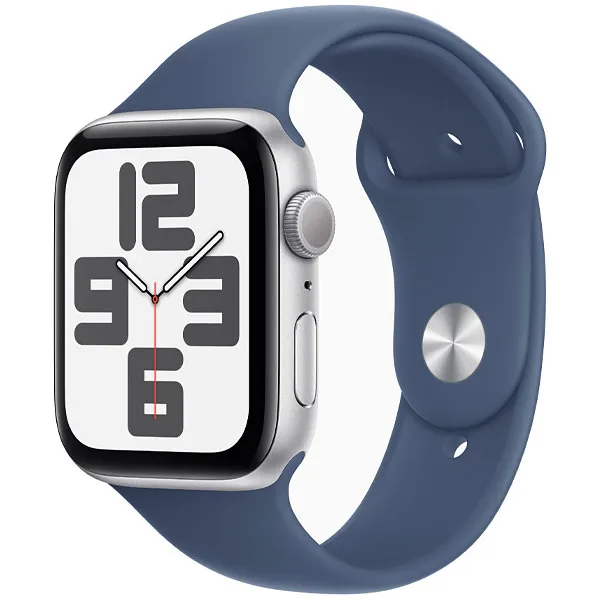 RELOGIO APPLE SE 2GEN 44MM S/M GPS MXEQ3LL/A SPORT SILVER/DENIM