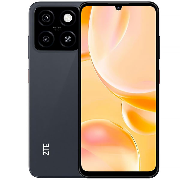 Smartphone ZTE BLADE A55 Z2450 Dual SIM de 128GB/4GB RAM de 6.75" 13MP/8MP - Negro (1 Año de Garantía BR)