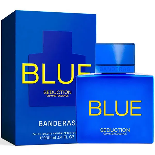 PERFUME MASCULINO ANTONIO BANDERAS BLUE SEDUCT SUMMER ESSE EDT100(4038