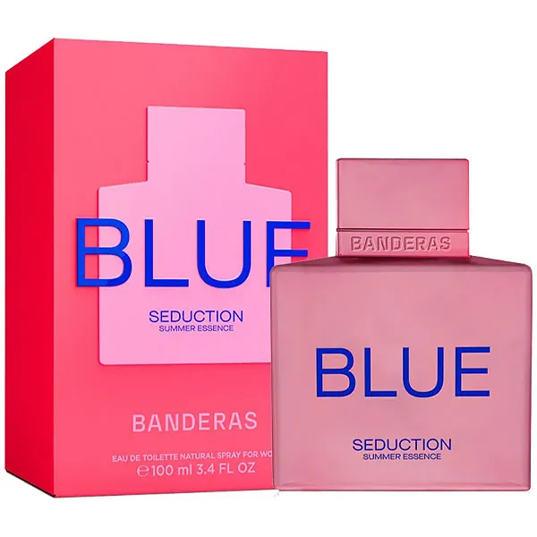 PERFUME FEMININO ANTONIO BANDERAS BLUE SEDUCT SUMMER ESSEN EDT100(4052