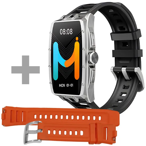 RELOGIO IMILAB (XIAOMI) IMIKI MB1 SMART WATCH SILVER/PRETO