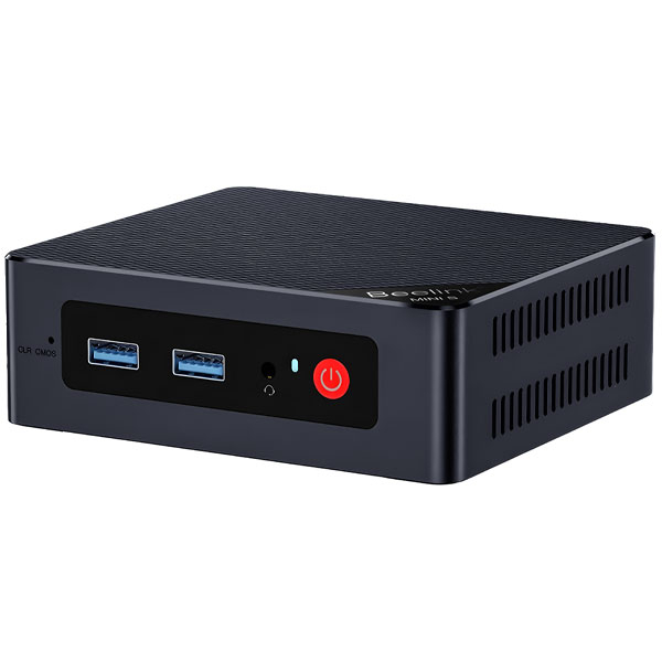 Mini PC Beelink Mini S12 Intel Alder Lake N95 de 1.7GHz 8GB RAM/256GB SSD - Azul