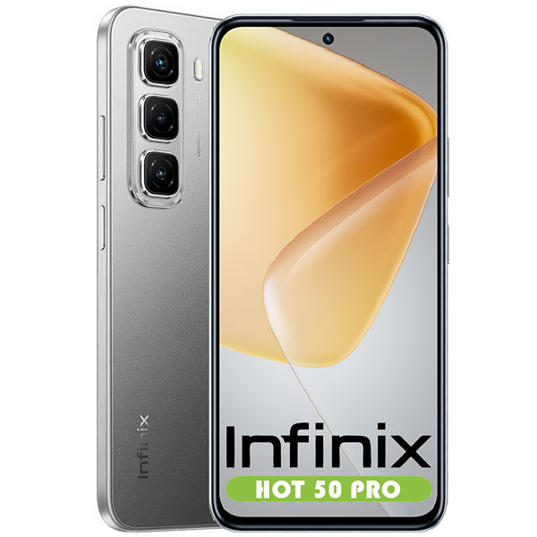 Smartphone Infinix HOT 50 Pro X6881 NFC Dual SIM de 256GB/8GB RAM de 6.78" 50+2MP/8MP - Titanium Grey