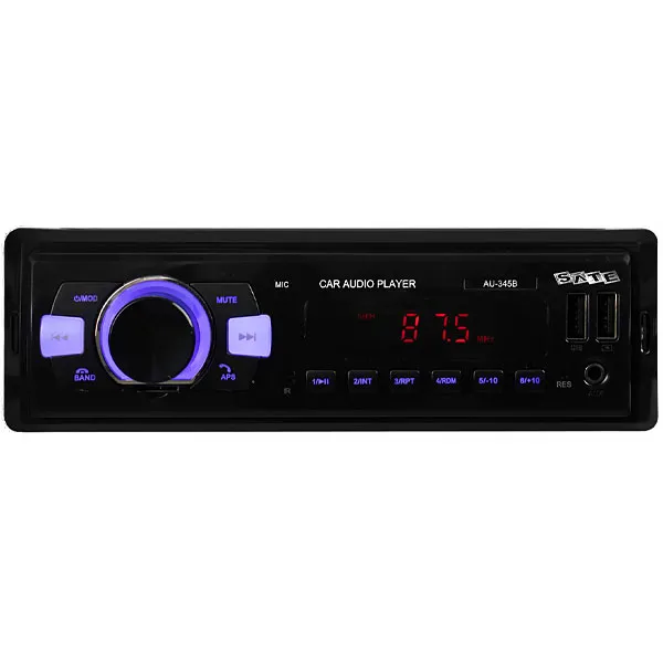 TOCA RADIO SATELLITE AU345B BLUETOOTH USB M.SD AUXILIAR PRETO