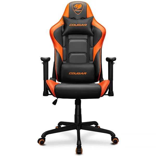 Cadeira Gamer Cougar Armor Elite - Preta/Laranja