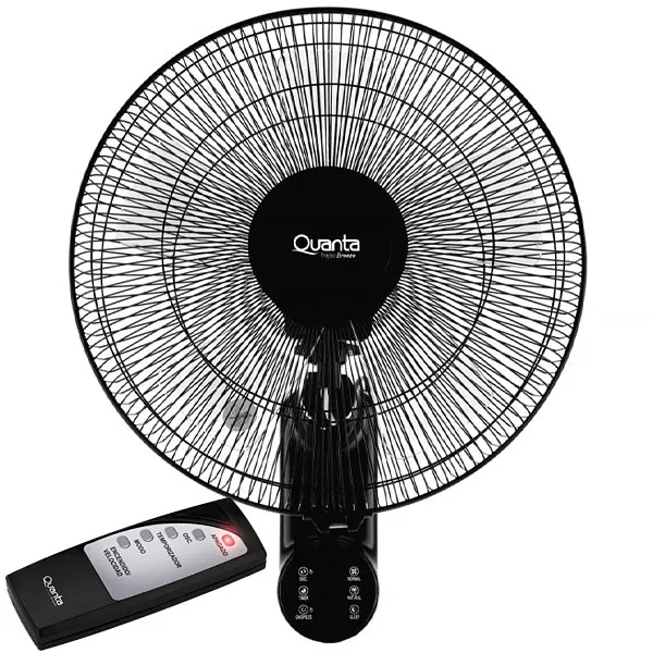 VENTILADOR QUANTA QTVPTB16 PARED 60WATTS 220V/50/60HZ PRETO