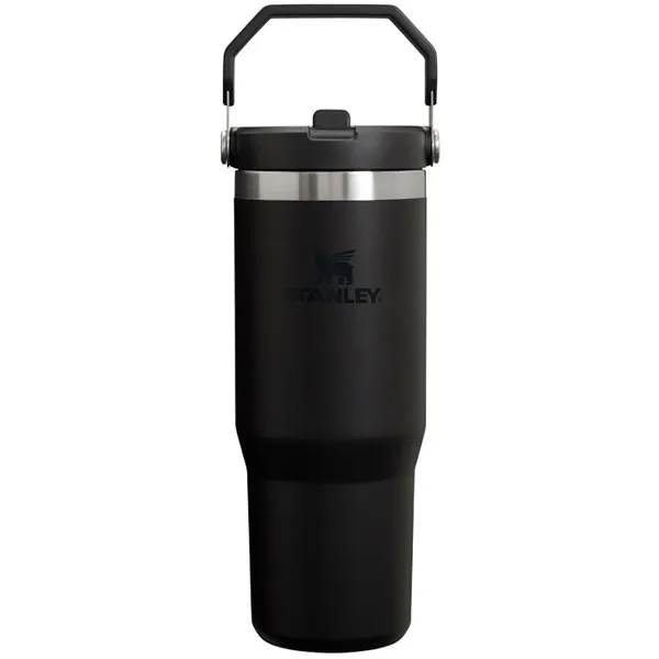 GARRAFA TERMICA STANLEY 993-765 ICEFLOW FLIP STRAW TUMBLER PRETO 887ML