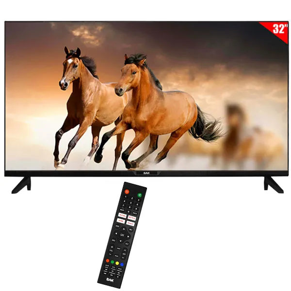 TV  BAK 32" BK-32S LED SMART HD ANDROID +CONVERSOR