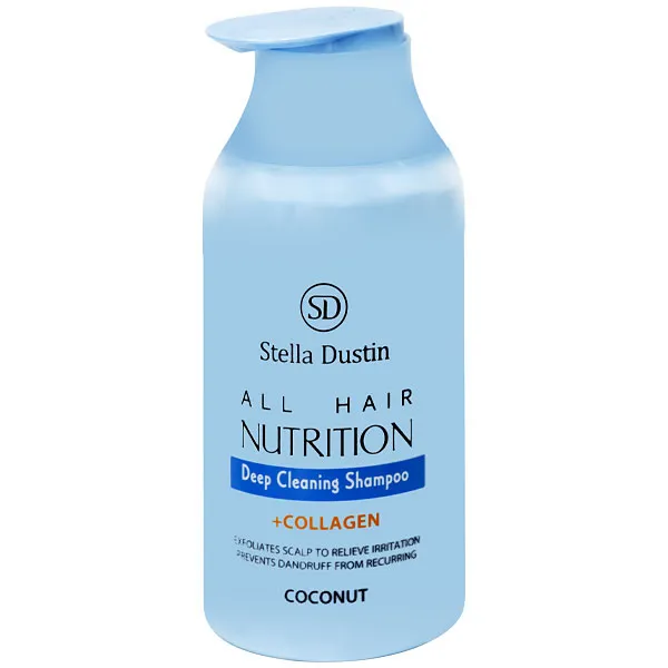 SHAMPOO STELLA DUSTIN ALL HAIR NUTRITION +COLLAGEN COCONUT 500ML(5697)