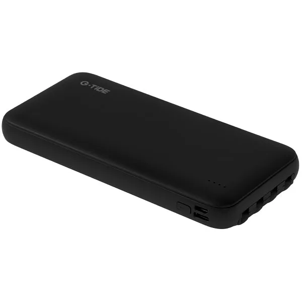 CARREGADOR PORTATIL USB G-TIDE P1 10000MAH 3EM1 4SAIDA PRETO