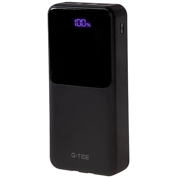 CARREGADOR PORTATIL USB G-TIDE EASY 2 20000MAH 5SAIDA PRETO