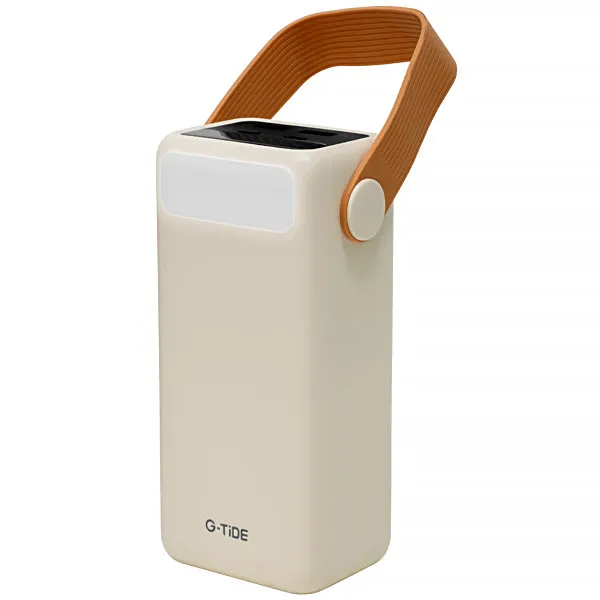 CARREGADOR PORTATIL USB G-TIDE POWER OASIS 40000MAH 2SAIDA BEIGE