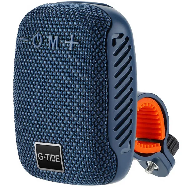 SPEAKER G-TIDE SV01 TWS BLUETOOTH USB AUX M.SD FM P.AGUA 5WATTS AZUL