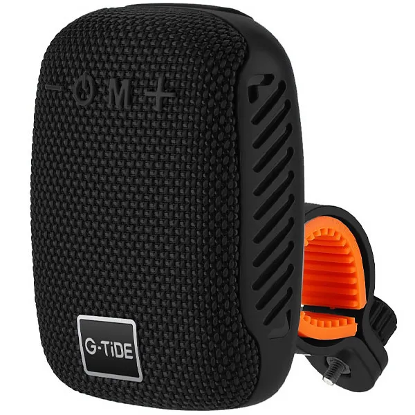 SPEAKER G-TIDE SV01 TWS BLUETOOTH USB AUX M.SD FM P.AGUA 5WATTS PRETO
