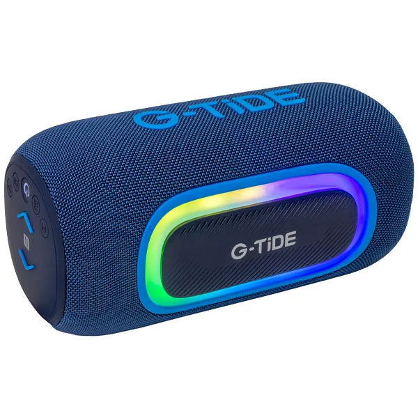 SPEAKER G-TIDE SV80 TWS BLUETOOTH USB AUX M.SD P.AGUA 50WATTS AZUL